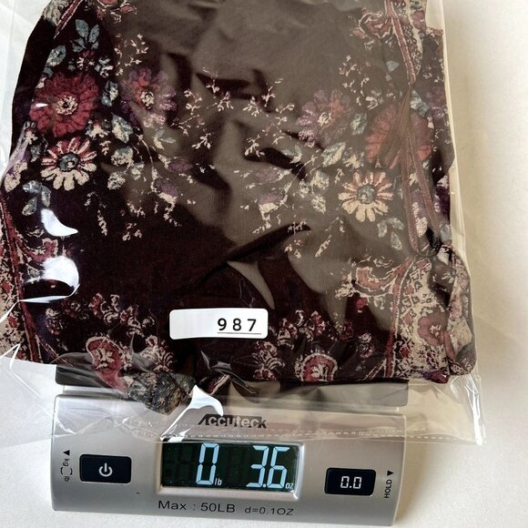 Free People Woman Small Paisley Print Flowy Hem Slip Dress Boho Festival - Picture 9 of 9